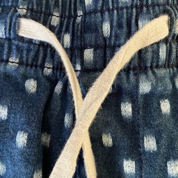 OLD NAVY Bermuda Shorts Women's Polka Dot/Blue Sz L Coastal Grandma Beachy Comfy - Picture 5 of 14